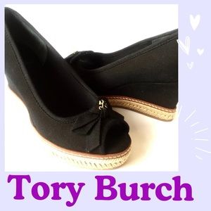 Tory Burch Jackie 2 Canvas Wedge
